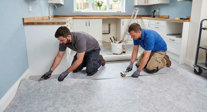 Sheet Linoleum Installation in Wyandotte, MI
