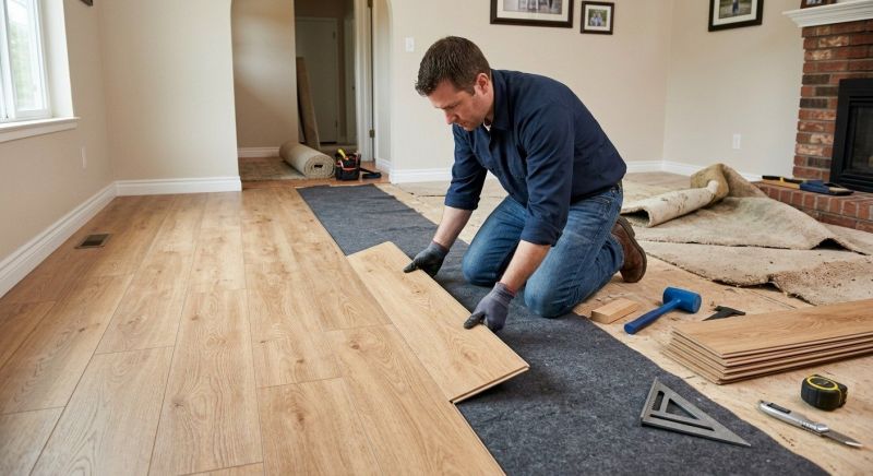 Laminate Floor Remodeling in Plymouth, MI