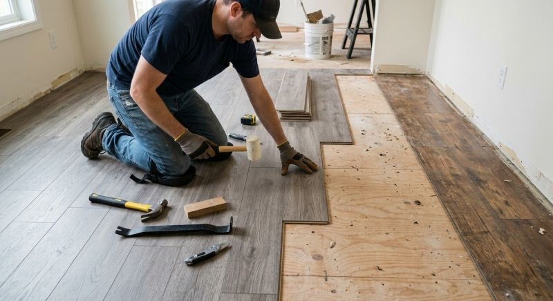 Laminate Floor Replacement in Brighton, MI
