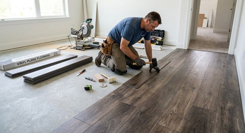 Linoleum Floor Installation in Grosse Ile, MI