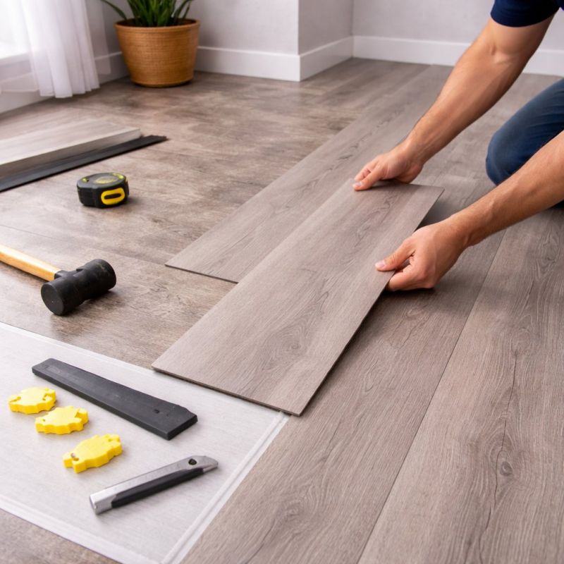 Luxury Vinyl Tile Installation in Berkley, MI