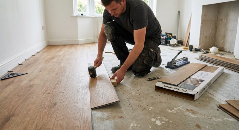Luxury Vinyl Tile Installation in Hartland, MI
