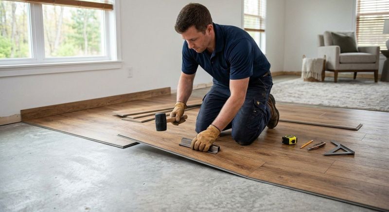 Luxury Vinyl Tile Installation in Romulus, MI
