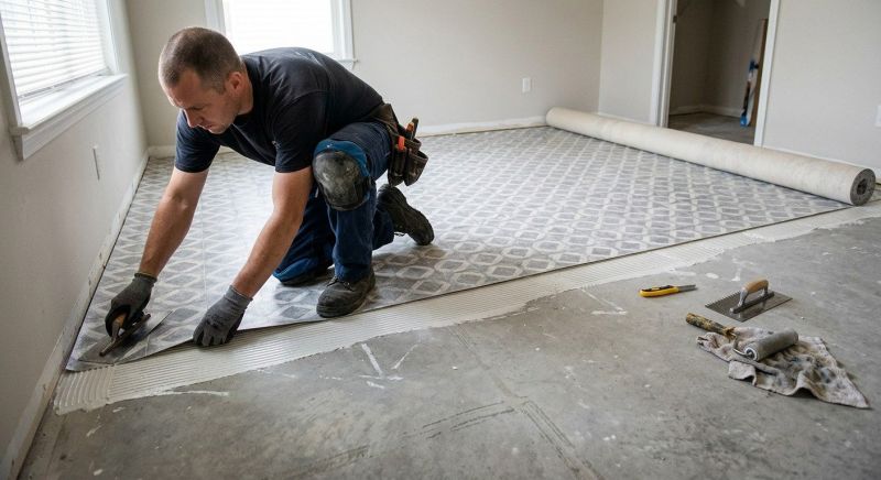 Sheet Flooring Installation in Plymouth, MI