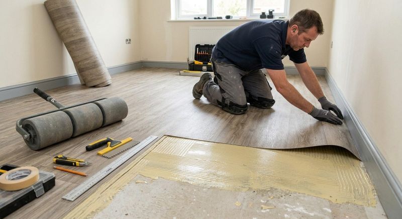 Sheet Vinyl Installation in Novi, MI