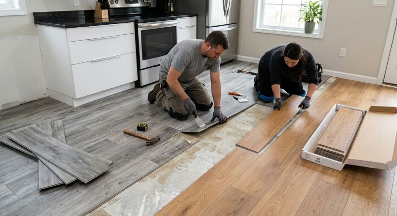 Vinyl Floor Replacement in Plymouth, MI
