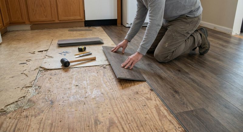 Vinyl Flooring Installation in Pontiac, MI