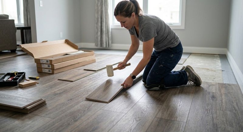 Vinyl Plank Floor Installation in Plymouth, MI